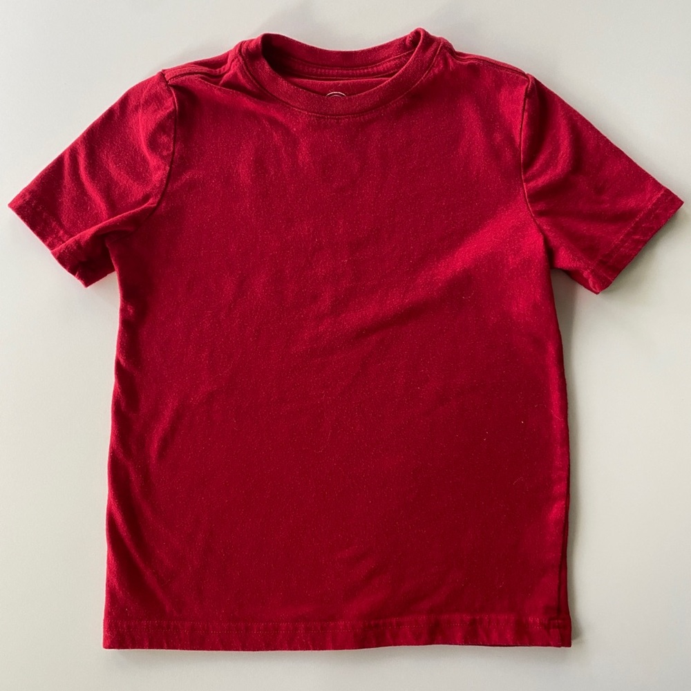 Toddler Boys Red Tee